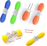 YAAVAAW 8 Pcs Corn Holders Stainless Steel with Silicone Handle view 4