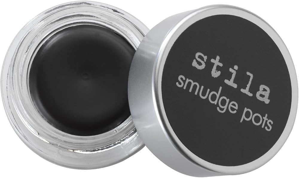 Stila Smudge Pot Gel Eyeliner Eyeshadow Cream Black 4g Waterproof Long Lasting