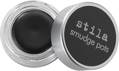 Stila Smudge Pot Gel Eyeliner Eyeshadow Cream Black 4g Waterproof Long Lasting