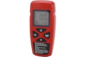 Focket Wood Humidity Meter, Pin Type Moisture Detector with Backlit Display for Walls Firewood Lumber Bricks Floor