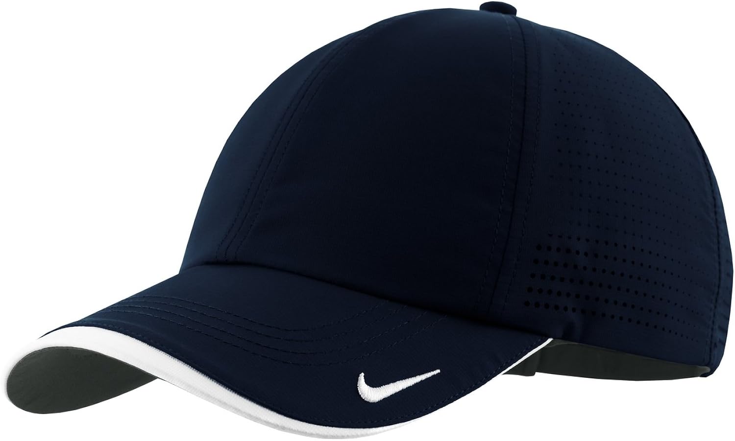 Nike Golf - Dri-FIT Swoosh Perforated Cap , 429467, Black, No Size: Clothing