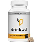 drinkwel Better Mornings - Premium Multivitamin Supplement - Liver Cleanse, Immune Support- Milk Thistle, Vitamin C, Zinc, Magnesium - 30 Count