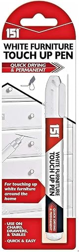 BELLO 151 White Furniture Touch Up Pen Marker Scratch Remover 7ml view 1