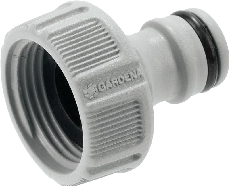 Gardena Tap Connector 26.5mm G 3/4 Inch Hose Adapter Anti-Splash Frost-Proof
