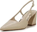Vince Camuto Women's Sindree Pump, Soft Buff, 6.5