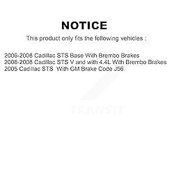 Transit Auto Front Rear Semi-Metallic Disc Brake