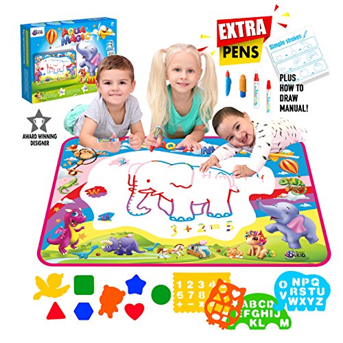 image for Aqua Magic Doodle Mat Extra Large XL Aquadoodle 5 Color Water Painting