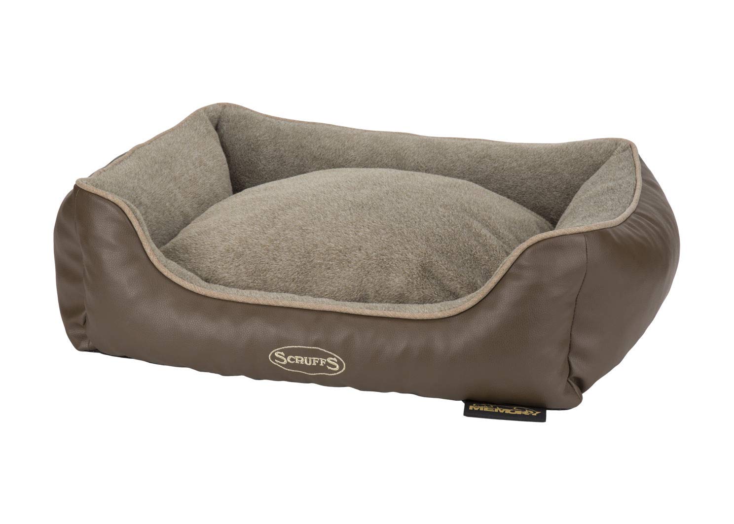 Scruffs Chateau Memory Foam Orthopaedic Box Bed (XL) Latte