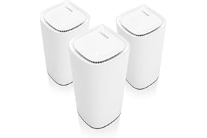 New Linksys Velop Pro WiFi 6E Mesh System MX6203-3 Pack | Cognitive Mesh | 6 Ghz Band | 5.4 Gbps True Gigabit Speed | Whole-H