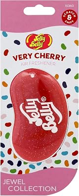 Jelly Belly Jewel Air Freshener Very Cherry 3D Car Van Home Sparkle
