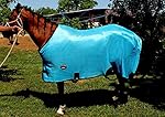 74" Horse Fly Sheet Summer Spring Airflow Mesh UV Blue 7331