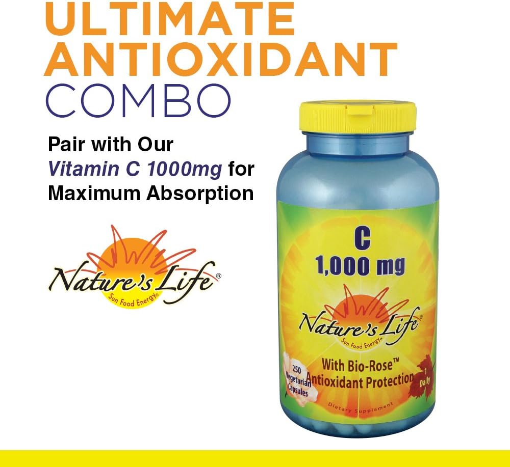 Nature’s Life Lemon Bioflavonoids 1000 | Flavonoid Antioxidant Complex with Hesperidin and Rutin | 100 Tabs, 100 Serv: Health & Personal Care
