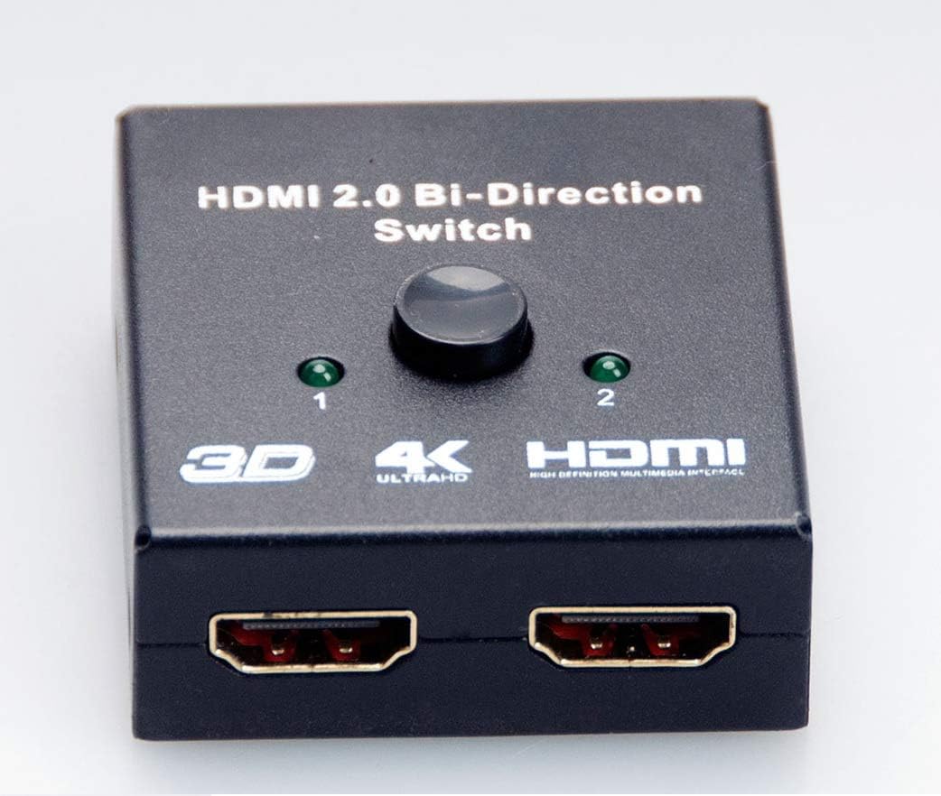 Aeoss HDMI Switch & Splitter 4K 2 Ports 2x1 or 1x2 HDMI Bi-Directional Switcher Support 1080P 4K Ultra HD&3D