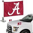 Detroit Tigers Car Flags 2-Pack - Official Mini Auto Flags For Game Day Spirit