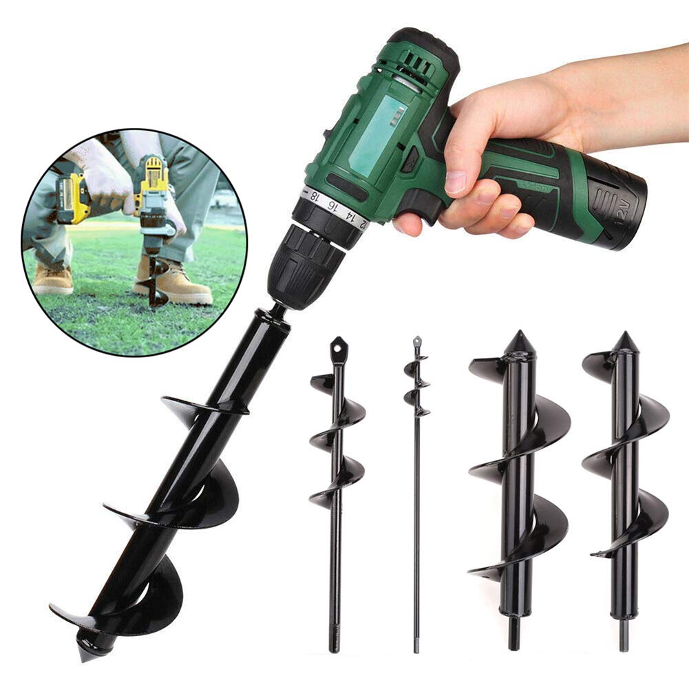 Brooms Angmile Auger Bit Electric Cordless Auger Bit Garden Sowing