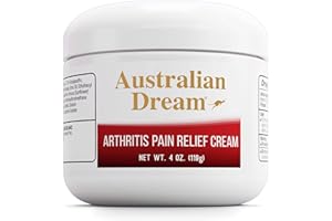 Australian Dream Arthritis Pain Relief Cream - Soothing & Non-Greasy - Powerful Topical Arthritis Pain Relief - Good for Muscle Aches or Joints - 4 oz Jar