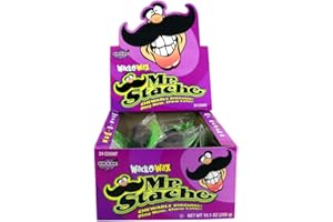 CANDY CRATE Wax Mustache 24ct.