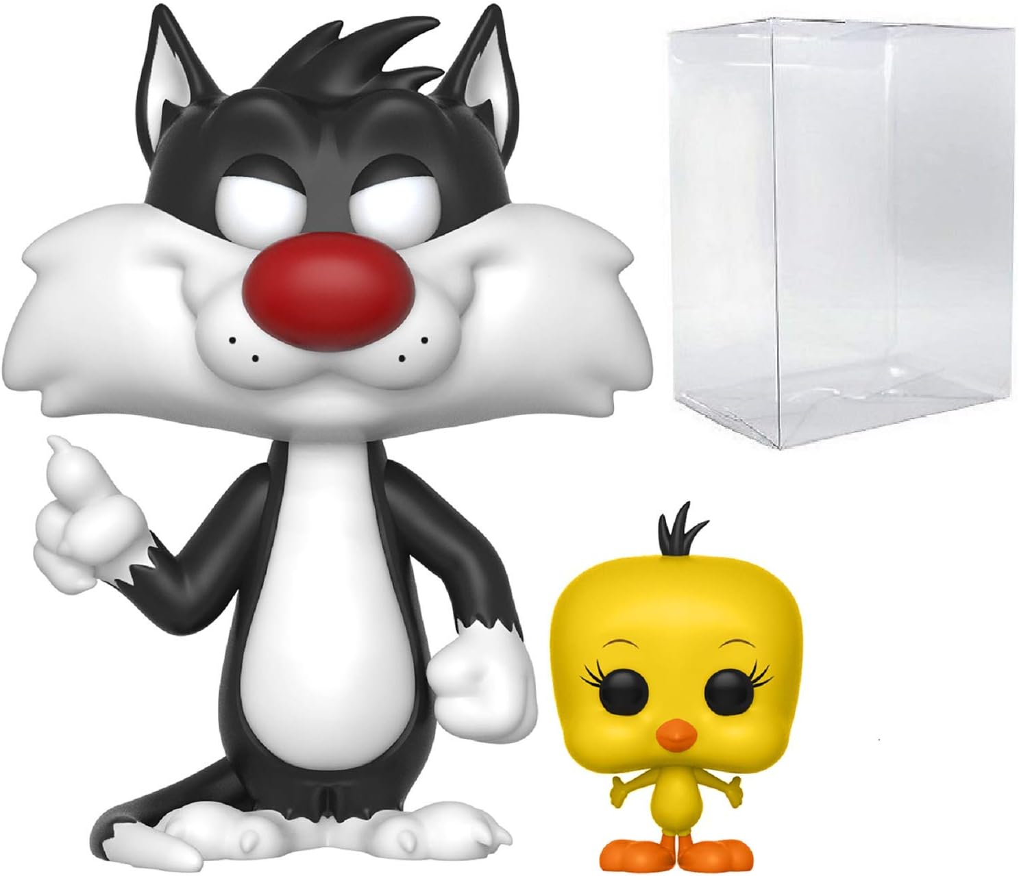Amazon Funko Pop アニメーション ルーニー テューンズ シルベスターとトゥイーティー ビニールフィギュア ポップボックスプロテクターケース付き フィギュア ドール 通販