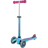 Micro Kickboard Mini 3-Wheel Toddler Scooter | Lean-to-Steer Design, Adjustable T-Bar Grows with Your Child, Smooth-Ride PU Wheels, Rear Brake, Swiss-Engineered