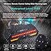 FINDANOR Bike Turn Signals, Upgrated Wireless Remote Control Bike Tail Light, Safety Bike Brake Lights and Flashing Lights, 2200mAh USB Bike Tail Light Rechargeable, Waterproof IPX4.