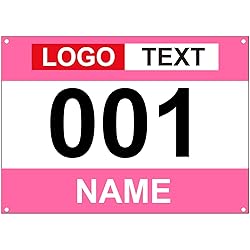 Muka Custom Race Bibs, Tyvek Bib Numbers