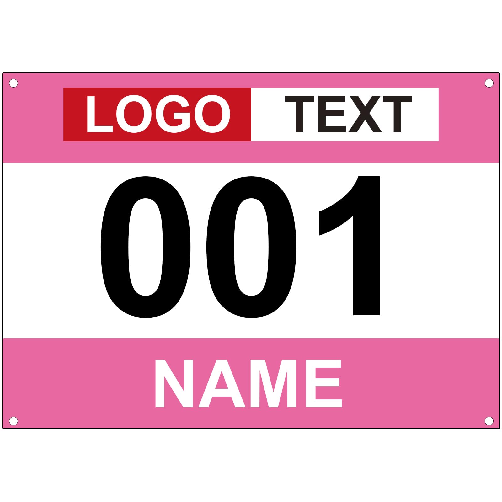 Muka Custom Race Bibs, Tyvek Bib Numbers