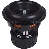 Sundown Audio XV412D1 12" 6000W Peak/3000W RMS Car Subwoofer DVC 1-Ohm, High-Output Xv4 Motor, 30mm Xmax, Reinforced Cone, for Ported Enclosures and Competition Bass Systems