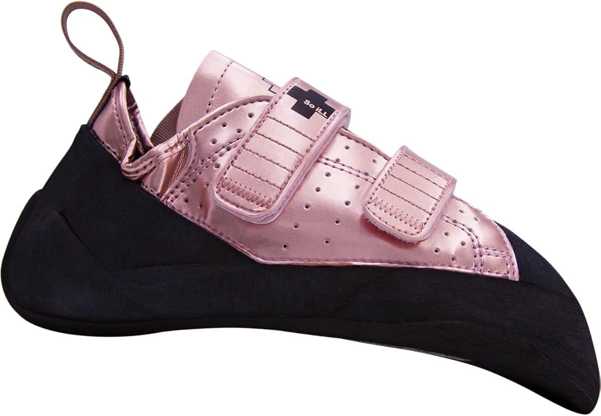 So Ill Holds Tokyo Streets Climbing Shoe Pink Metallic, 7.