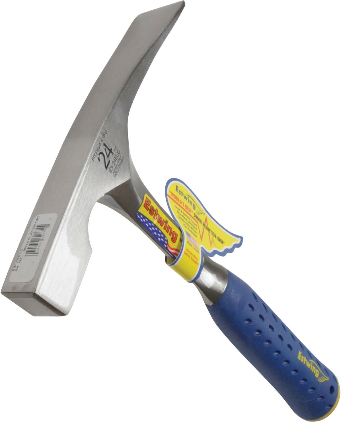 Advanced Estwing 24oz Brick Hammer with Vinyl Grip [Pack of 1