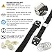 CosmoSafety 2 Anti-Tip Metal Anchor TV & Furniture Appliance Safety Straps plus 4 Corner Protectors and 4 Socket Plug Covers for Baby Proofing or Earthquake Protection