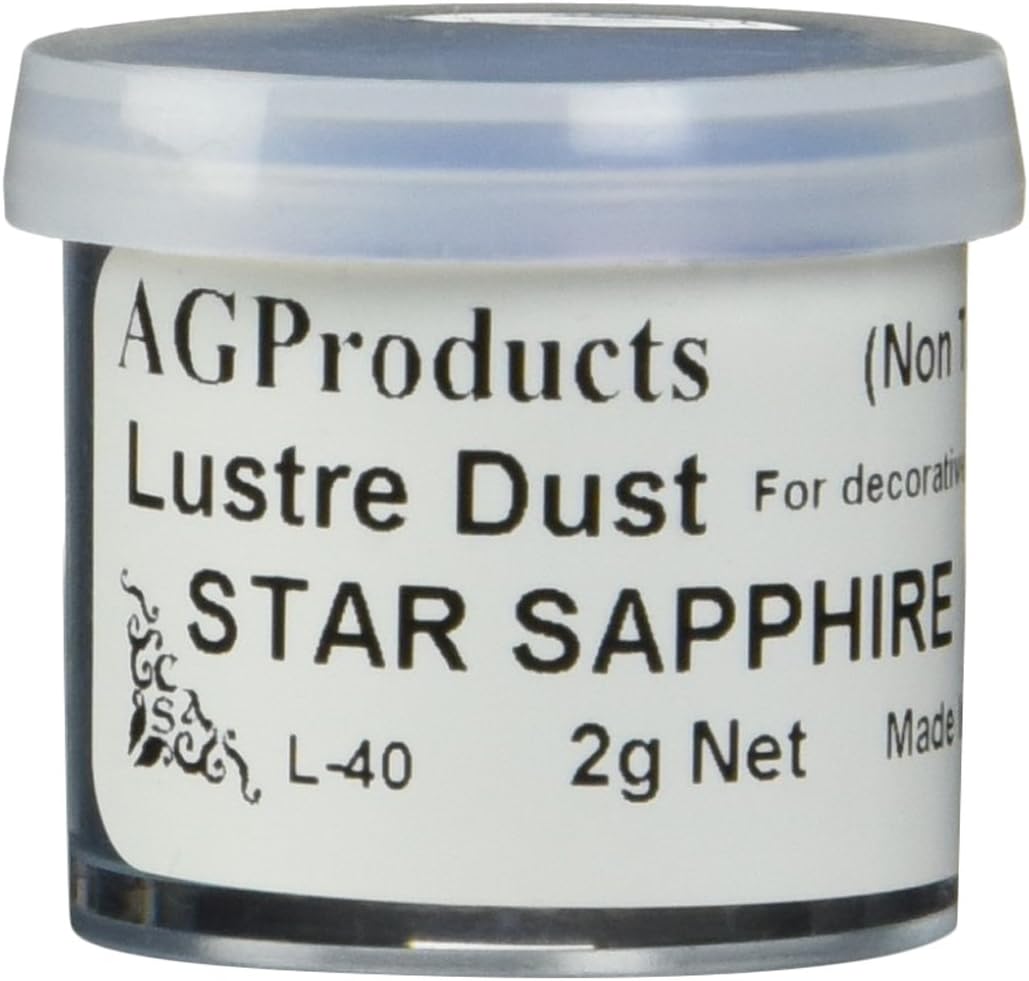 Luster Dusts Sapphire Blue Cake Decorating Dust, 2 Gram