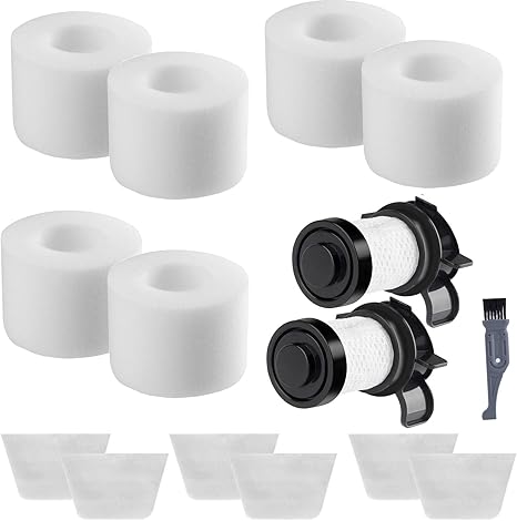 Amazon Com I Clean Filters Compatible Shark Ionflex Duoclean Cordless Vacuum If251 If100 If150 If160 If170 If180 If200 If201 If202 If205 If252 Ir100 Replacement Xpremf100 Xpstmf100 Filter Set 2 Hepa 6 Foam