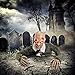 Halloween Haunters Animated Skeleton Zombie Groundbreaker Graveyard Prop Decoration - 3/4 Life-Size, Moving Head & Arms, Scary Screams, LED Eyes - Battery Operated - Haunted House, Graveyard, Entryway