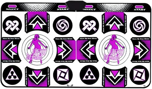 Amazon Com Game Dance Mat Light Up Dancing Step Pad Arcade Style Dance Games Somatosensory Gamepad Tv Video Games Yoga For Fitness Party Home Home Kitchen