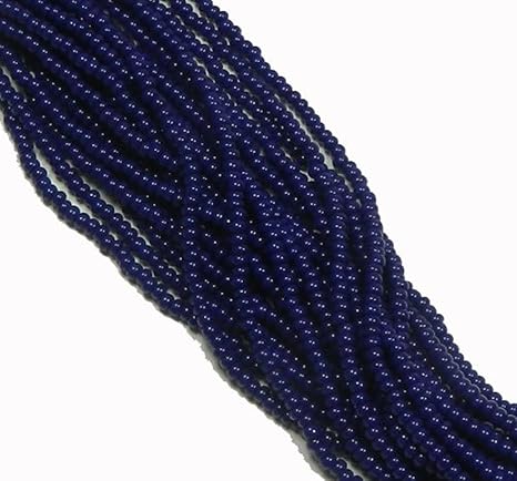 Amazon Com Navy Blue Opaque Czech 8 0 Glass Seed Beads 1 Full 12 Amazon Com Navy Blue Opaque Czech 8 0 Glass Seed Beads 1 Full 12