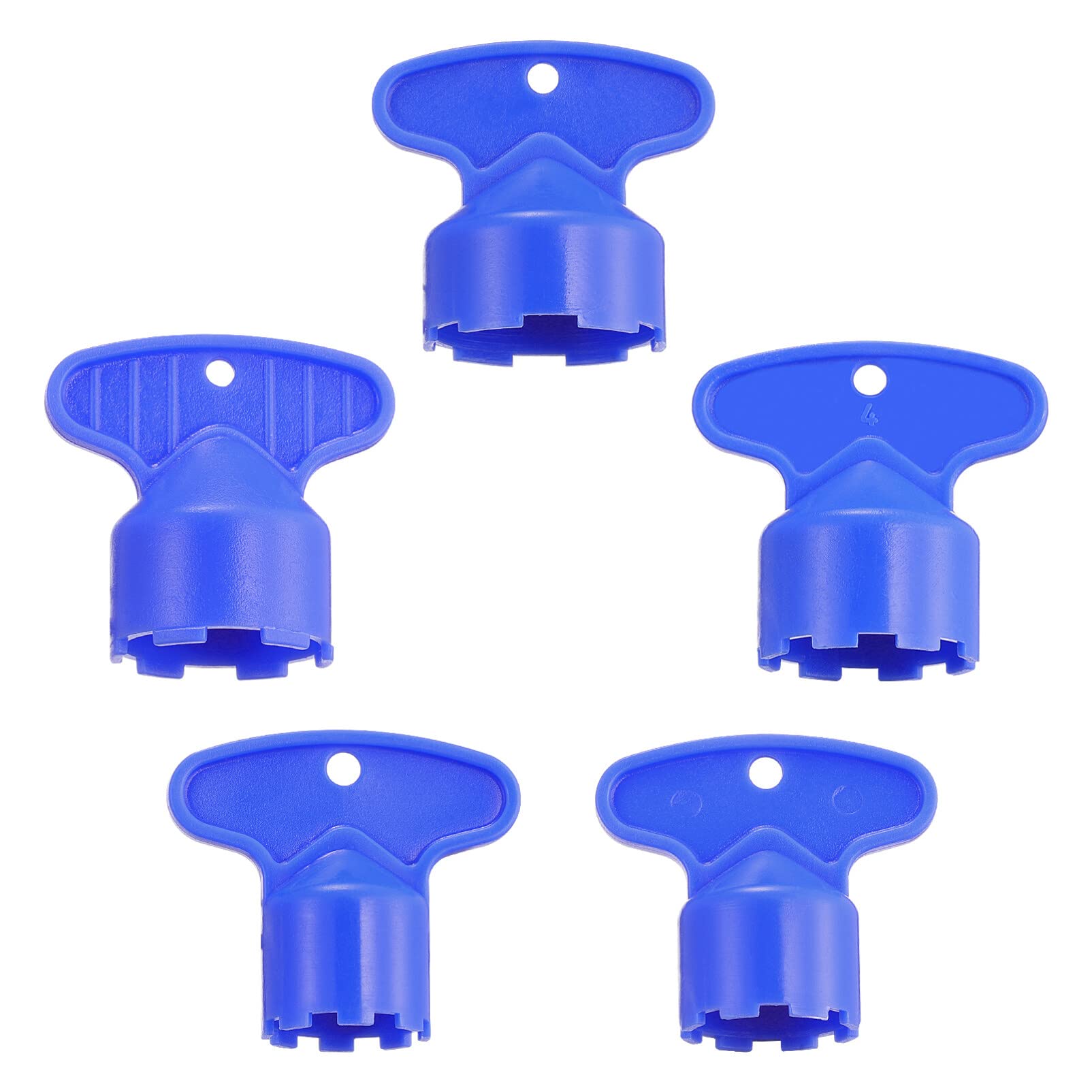 DOITOOL 5pcs Faucet Aerator Wrench Tool Faucet Aerator Removal Keys Durable for Smooth Water Flow Restoration