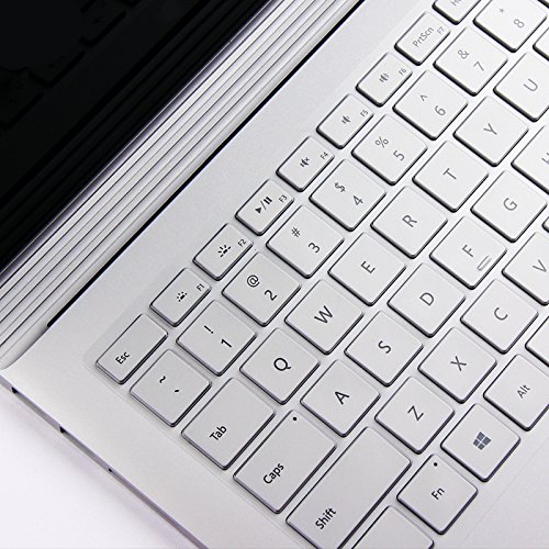 XSKN Ultra Thin Keyboard Cover for Microsoft Surface Book, Clear TPU Laptop Keyboard Skin Protective Film, US Layout