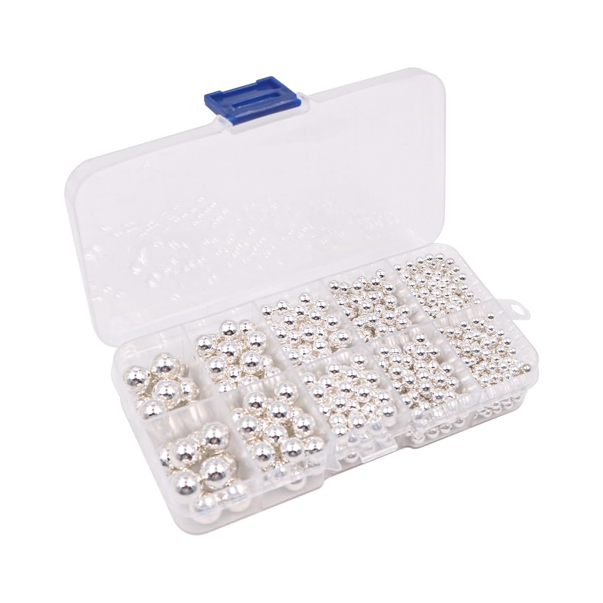 VOANZO 1679PCS Manual Hand Press Pearl Setting Machine with No Hole Pearls Fixing Dies Tool Kit for DIY Manual Pearl Rivet Button Making Tools