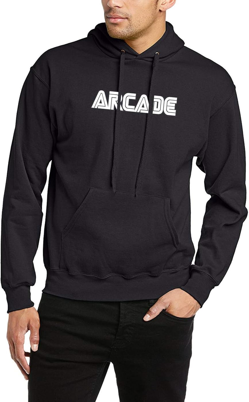 Arcade Hoodie Retro Gaming Controller Game Amazon.co.uk Clothing