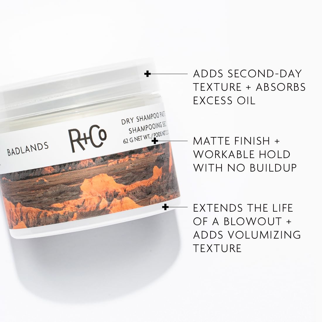 R+Co Badlands Dry Shampoo Paste |