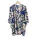 OLRAIN Women's Floral Print Sheer Chiffon Loose Kimono Cardigan Capes