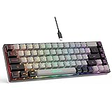 GEODMAER 65% Gaming Keyboard, Wired Backlit Mini