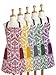 DII Cotton Adjusatble Women Kitchen Apron with Pockets and Extra Long Ties, 37.5 x 29, Cute Apron for Cooking, Baking, Gardening, Crafting, BBQ-Damask Gray