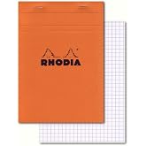 Rhodia Notepad, No16 A5, Squared - Orange