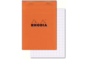 Rhodia Notepad, No16 A5, Squared - Orange