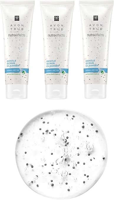 avon true nutra effects gentle scrub cleanser