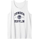 The Office Dunder Mifflin Gym Tee Tank Top