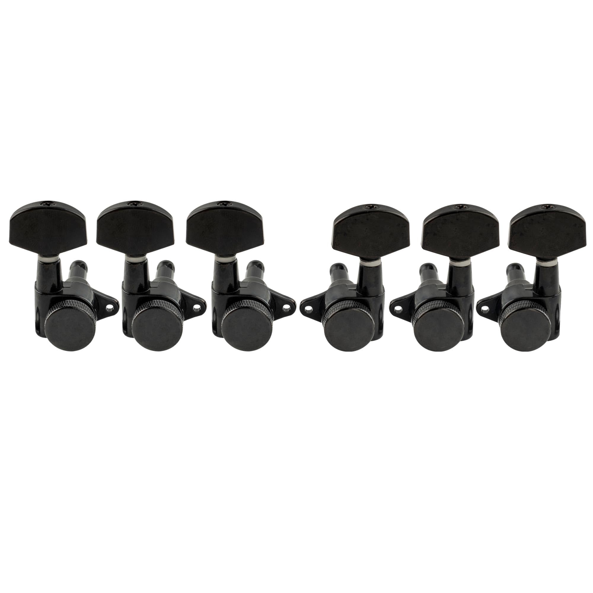 Musiclily Pro 3R3L Guitar Locking Tuners Tuning Pegs Keys Machine Heads Set for Epiphone Les Paul Style, Black