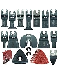 56 x topstools drfak56sk un ajuste rápido Mix Blade Kit para Dremel Multimax Multi-Max mm20 mm30 mm40 y MM45 Multitool Multi Herramienta Accesorios
