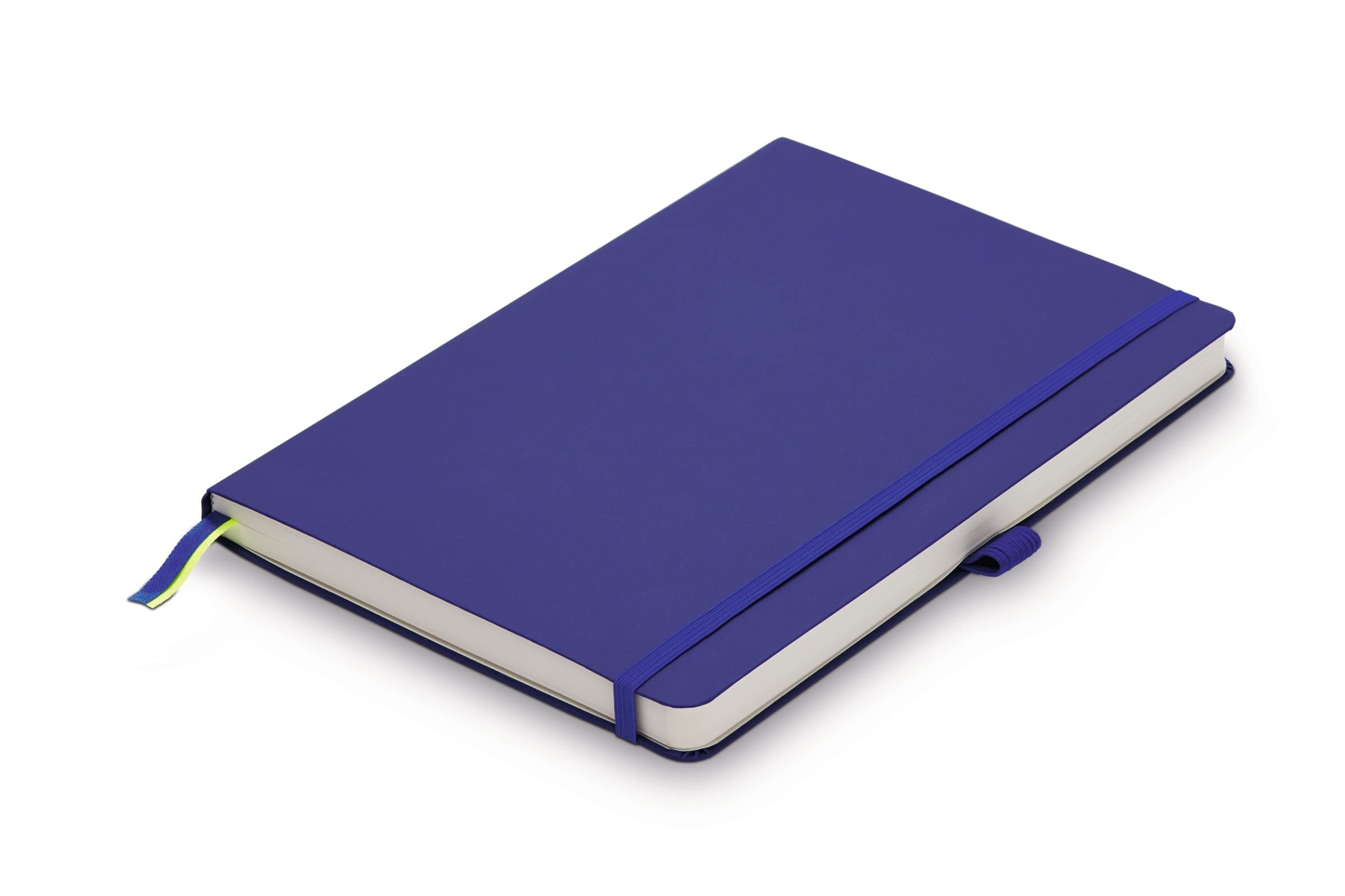 LAMY Paper Softcover A5 Notebook 810 – Format DIN A5 (145 x 210 mm) in Blue with Lamy Lining, 192 Pages and Elastic Closure Band